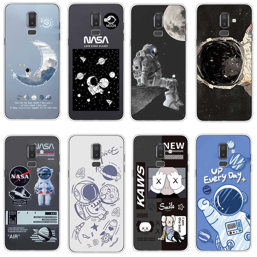 Ốp Điện Thoại TPU Dẻo In Họa Tiết Độc Đáo Thời Trang Cho Samsung Galaxy j7 pro j5 2017 J8 2018 A01