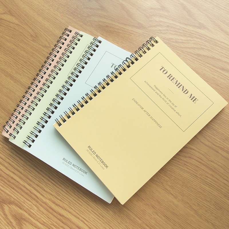 Sổ Tay Ghi Chép Lò Xo Kẻ Ngang A5 Gáy Xoắn 120 Trang Deli - Sổ Kế Hoach Planner, Viết Nhật Kí, Tập Vở Học Sinh Văn Phòng