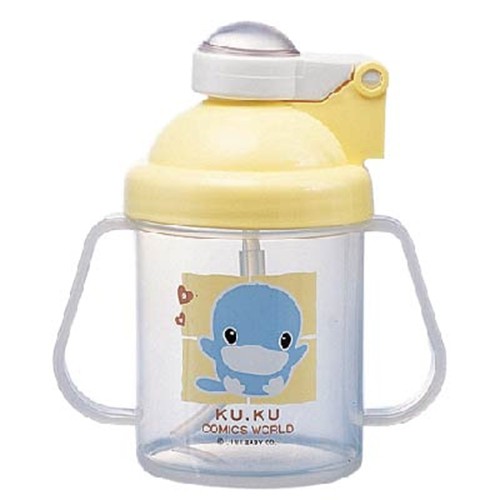 Bình uống nước cho bé có tay cầm ku.ku duckbill Ku5321 - 250ml