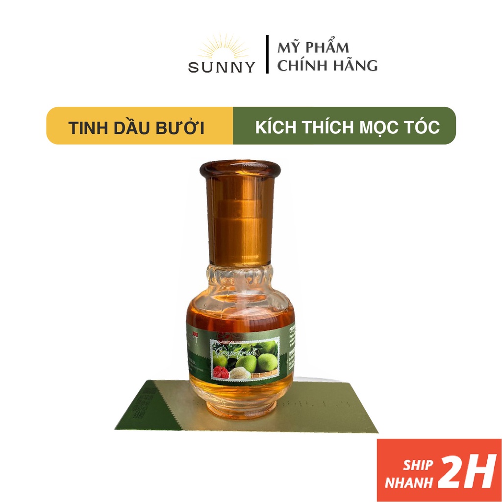 Tinh dầu bưởi Grapefruit Valert 60ml kích thích mọc tóc, ngăn rụng tóc hiệu quả, chăm sóc tóc hư tổn, kích mọc tóc