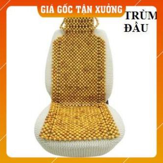 Lót ghế hạt gỗ Pơ mu, gỗ Hương xịn, gỗ tốt nặng 3-4kg tùy loại đầu hay đàn, không bán hàng rẻ tiền.