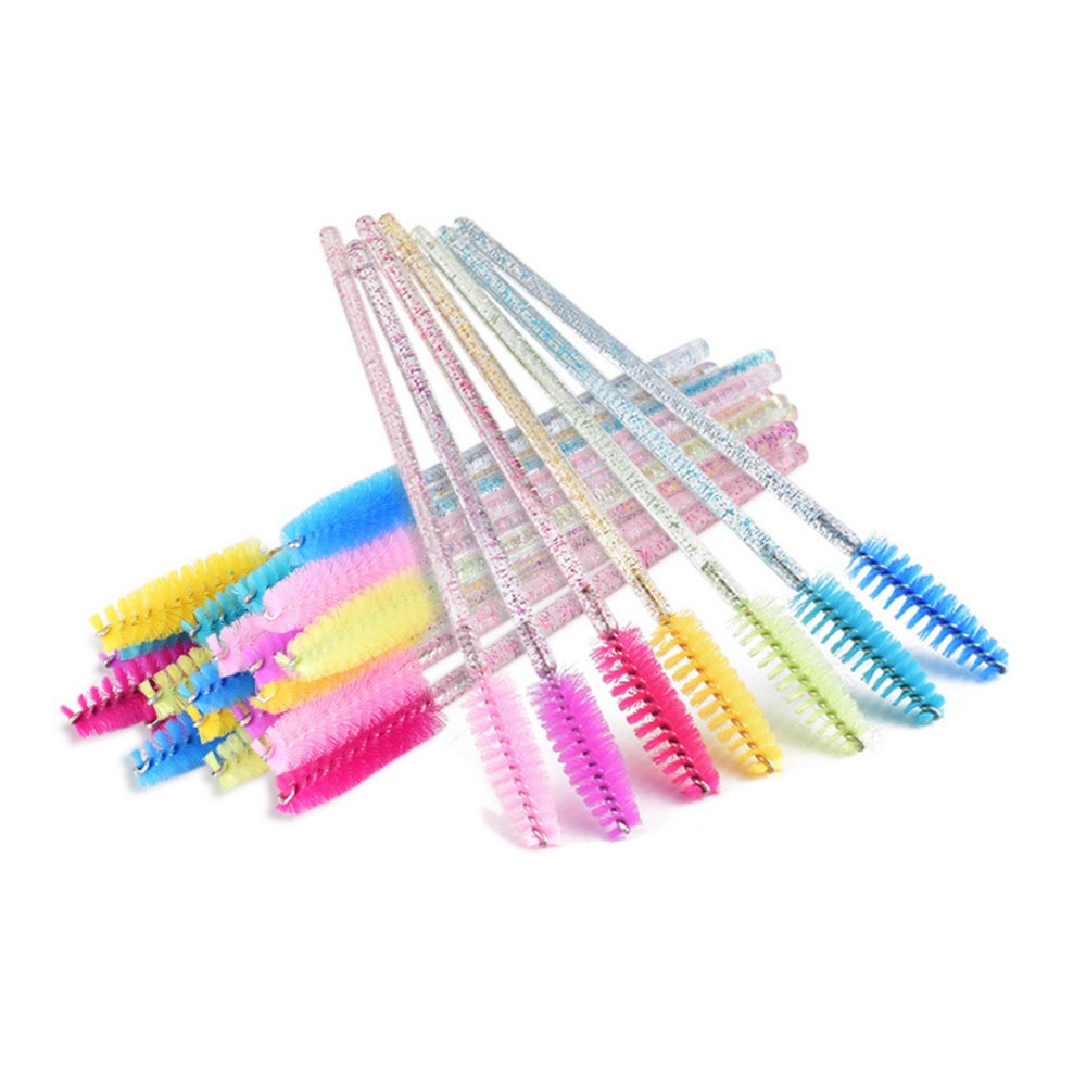 [sweet] 50Pcs woman Portable Disposable Eyelash Brush Eyelash Curler Makeup Beauty Tool