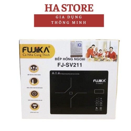 Bếp hồng ngoại Fujika FJ-SV211 điều khiển cảm ứng, hẹn giờ, điều chỉnh nhiệt [ CHÍNH HÃNG ]