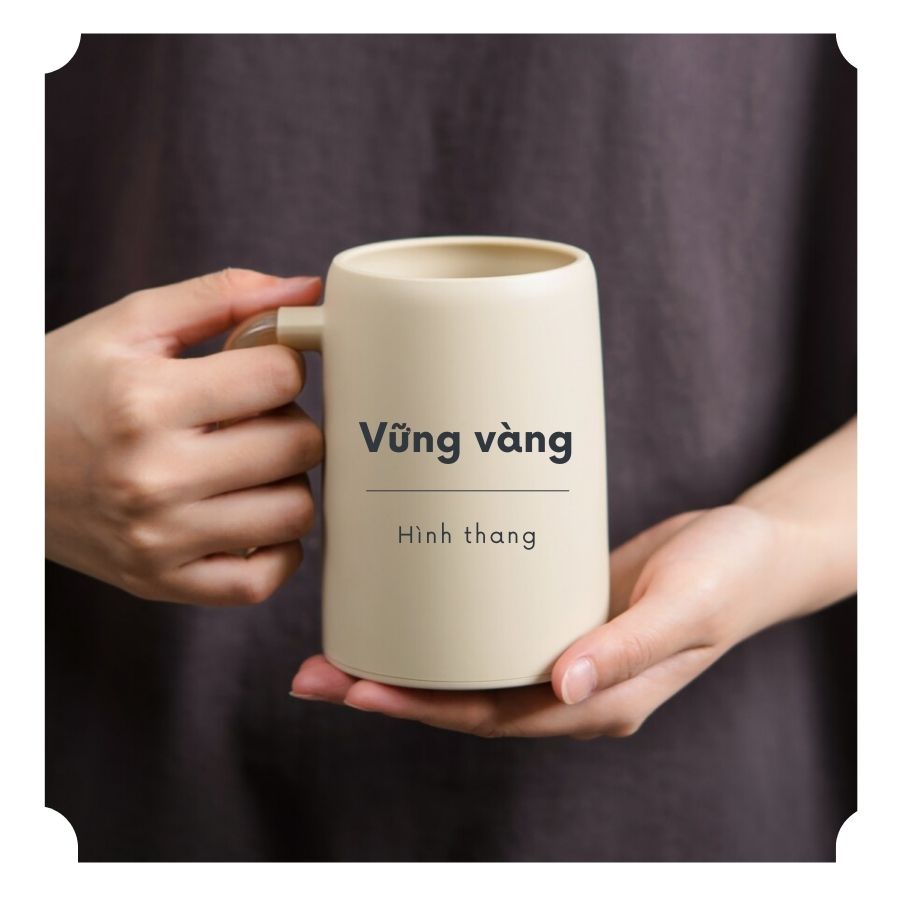 Cốc đánh răng súc miệng có quai FEEKA siêu cute, ly đánh răng đôi phòng tắm có quai nhựa cao cấp