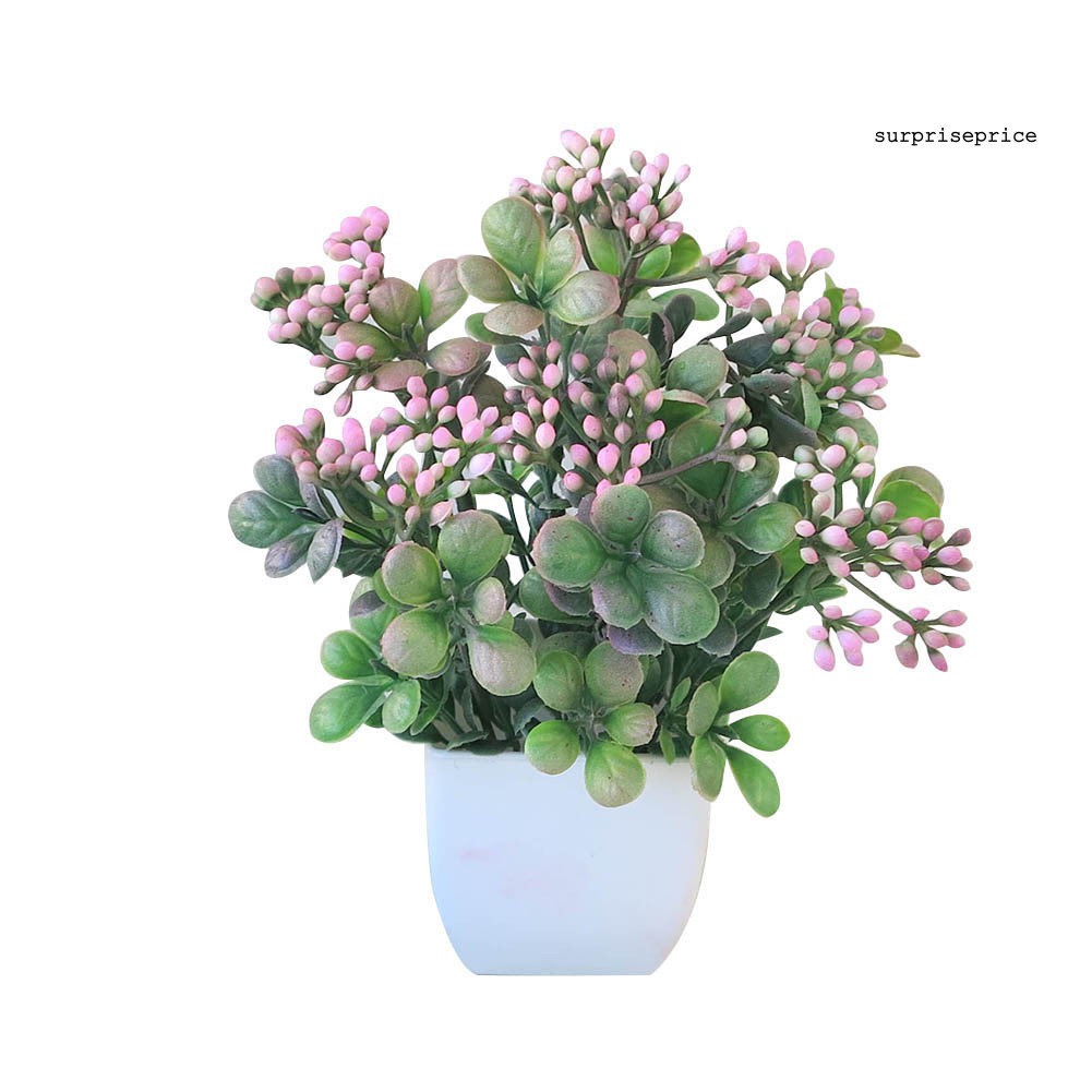 Chậu Hoa Nhân Tạo Xinh Xắn Dùng Cho Trang Trí