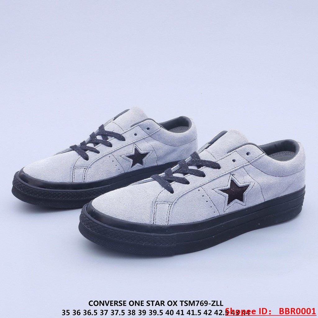 [YSG2020] Giày thể thao Converse One Star Ox đen xám