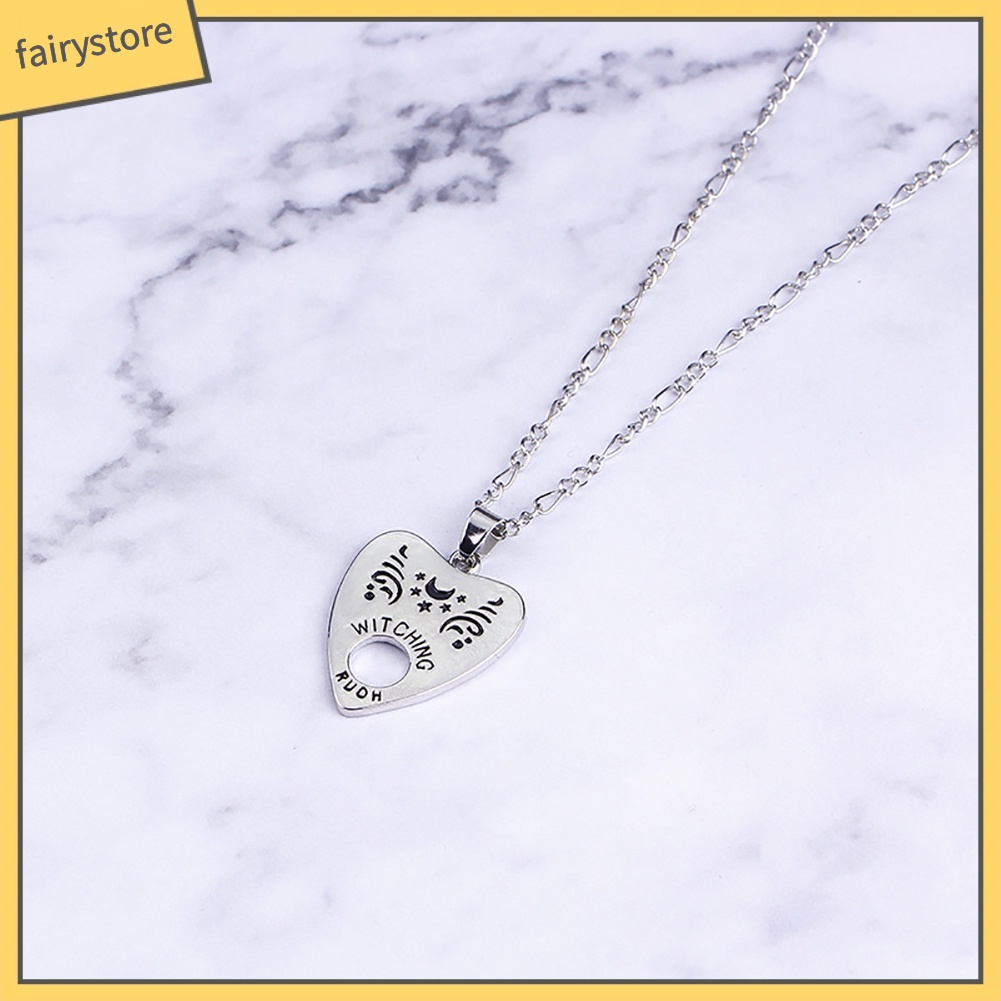 Dây Chuyền Mặt Trái Tim Khắc Chữ Thời Trang Nữ Tính