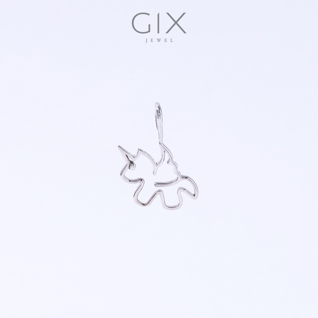 Mặt dây chuyền hình ngựa một sừng dễ thương Gix Jewel SPGMDC03