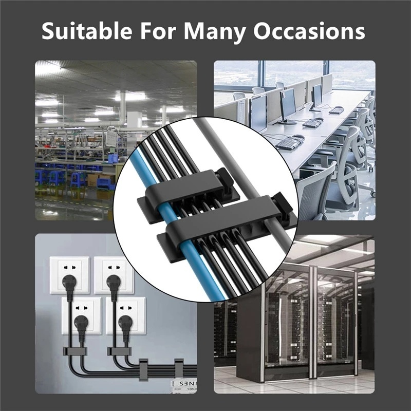 Dụng Cụ Cố Định Dây Cáp USB Tự Dính Để Bàn Đa Năng