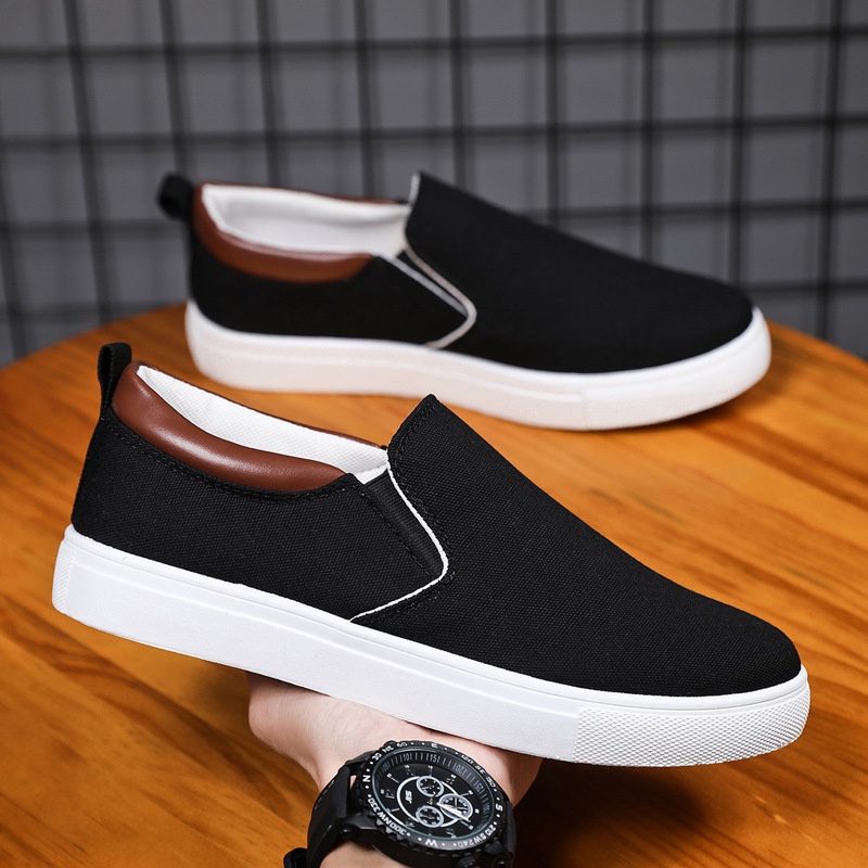Giày Vải Canvas Thời Trang Cho Nam, Size 39-47