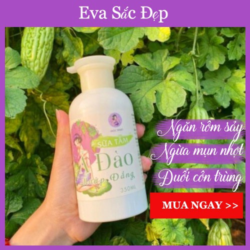 Sữa tắm Ả Đào mướp đắng cho trẻ em bé sơ sinh thảo mộc dược liệu Handmade ngăn ngừa mẩn ngứa dị ứng ngoài da và rôm sảy