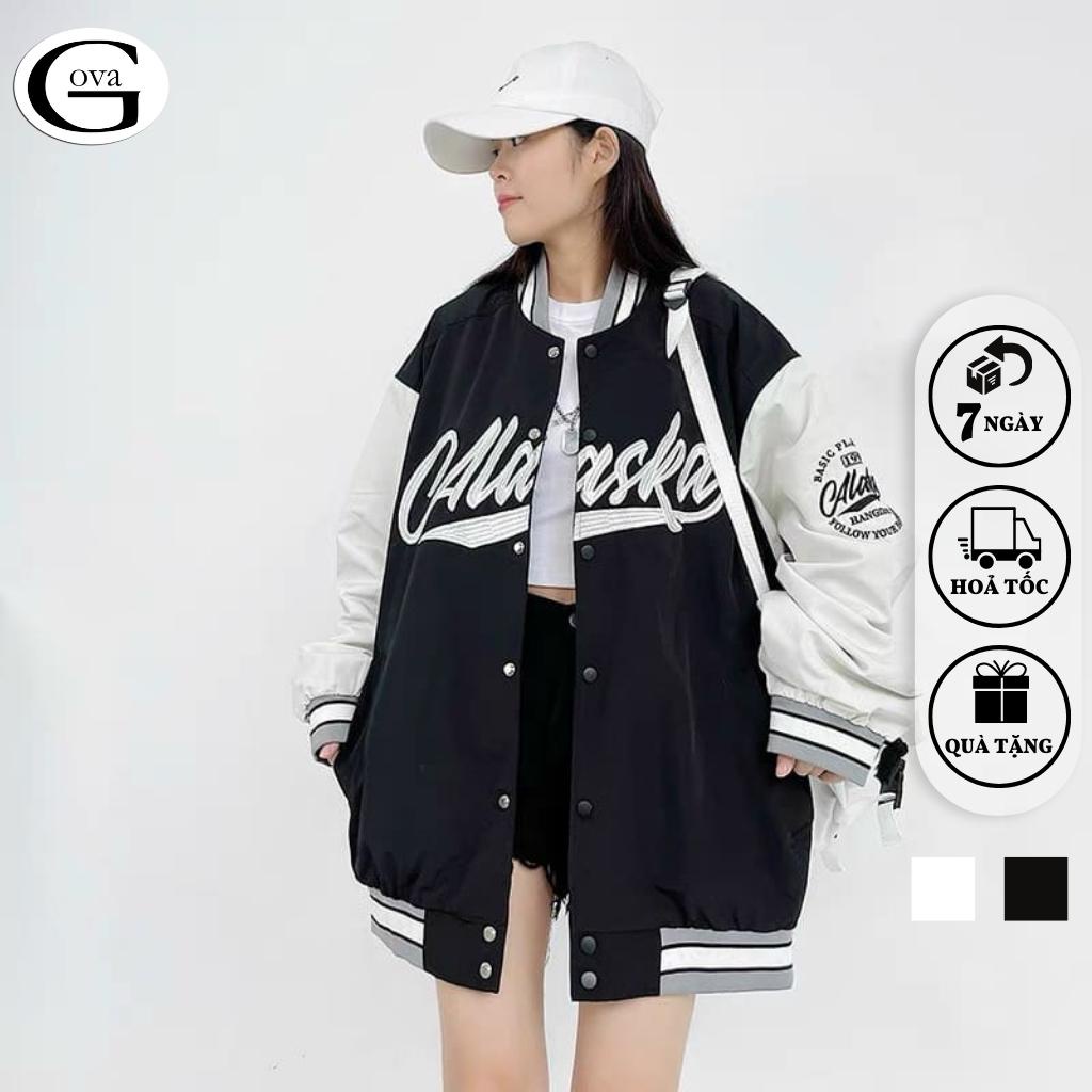 Áo khoác bomber dù IN Alaska nam nữ form rộng Unisex 2 lớp Siêu Hot ulzzang Jacket Bomber GOVA