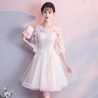 Váy đầm dự tiệc đầm dạ hội phối ren BA48392