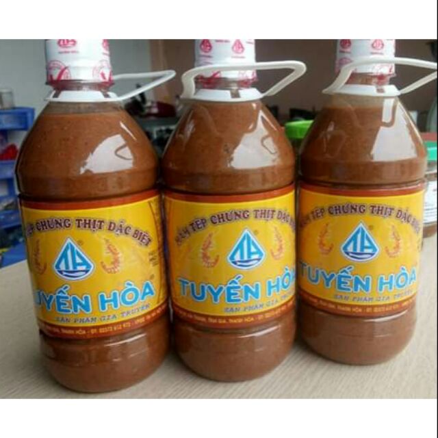 Combo 3 chai mắm tép chưng thịt đặc biệt