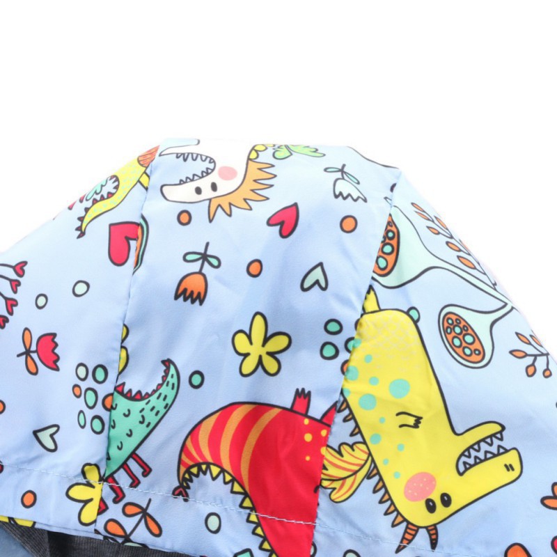 Áo khoác chống gió có mũ trùm với họa tiết hoạt hình dùng cho trẻ nhỏ