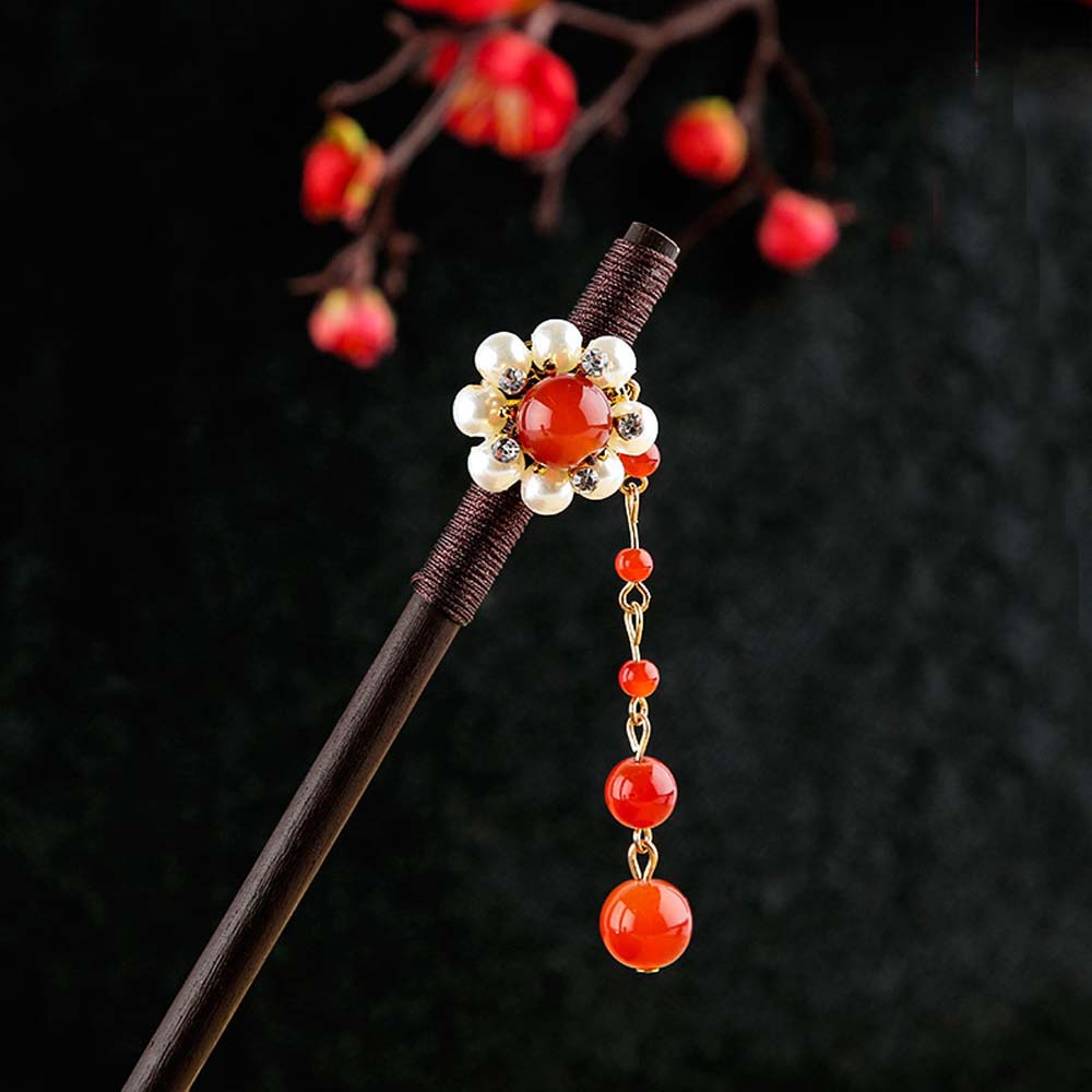 Trâm Cài Tóc Bằng Gỗ Phong Cách Trung Hoa Cổ Điển Cho Nữ