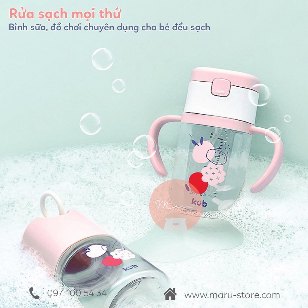 [FreeShip] Nước rửa bình sữa chuyên dụng gốc tự nhiên | Bình 600ml | KUB