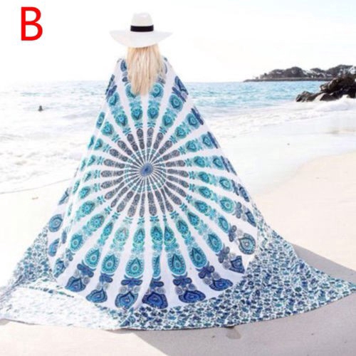 Khăn đi biển họa tiết Mandala Ấn Độ đa năng | BigBuy360 - bigbuy360.vn