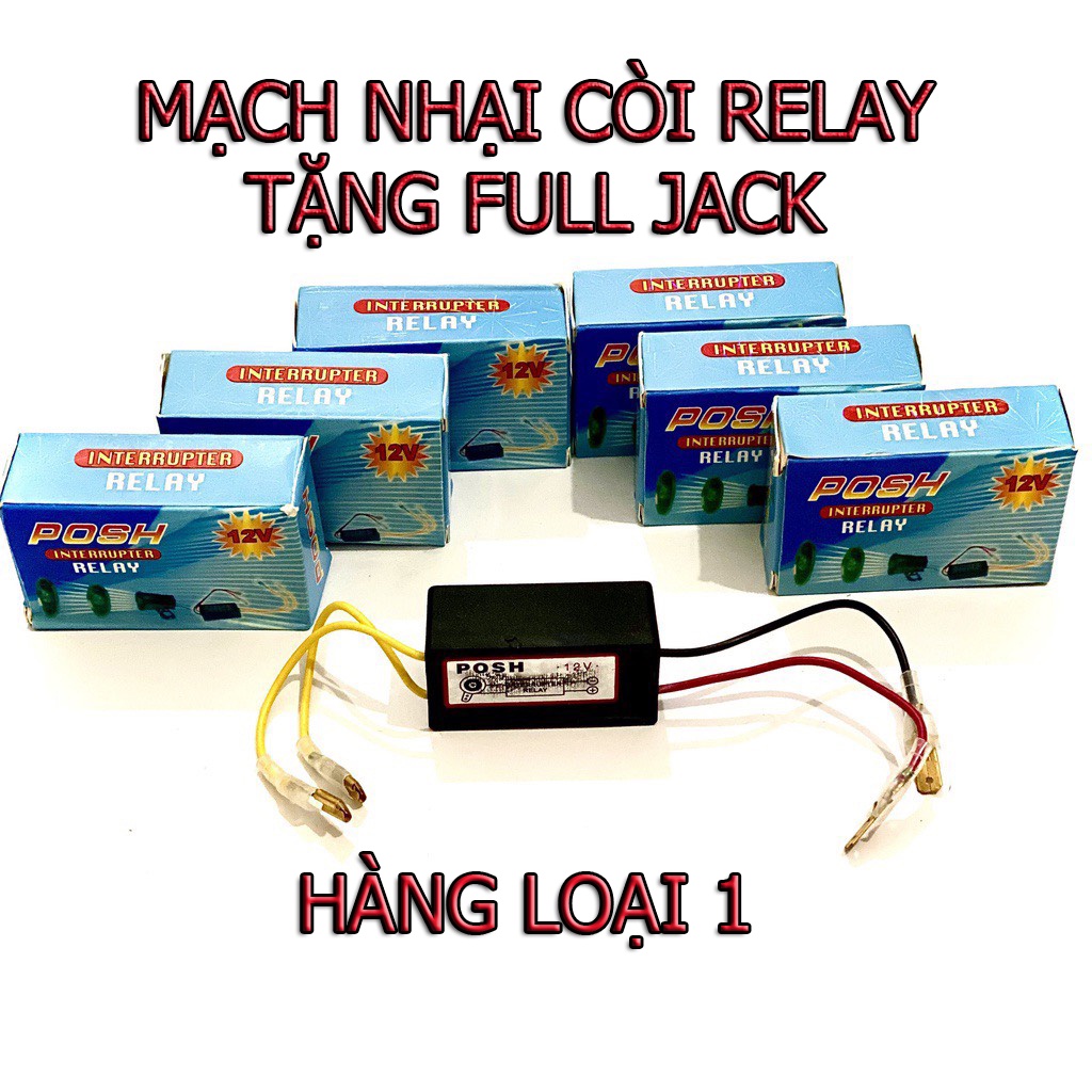 Mạch Nhại Còi Xe Máy,Xe Đạp Điện, ô tô 12v Hàng Loại I Tặng Full Jack Cắm