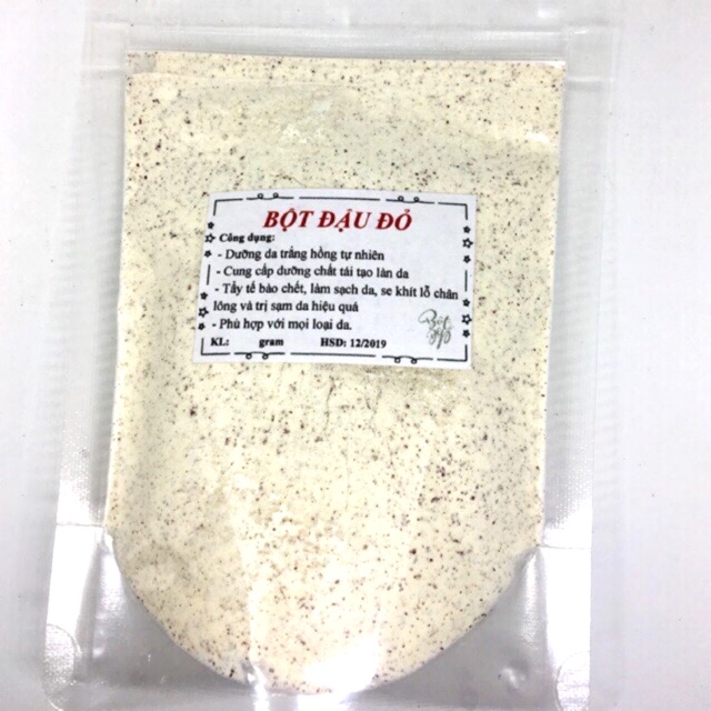 BỘT ĐẬU ĐỎ NGUYÊN CHẤT túi zip 200g
