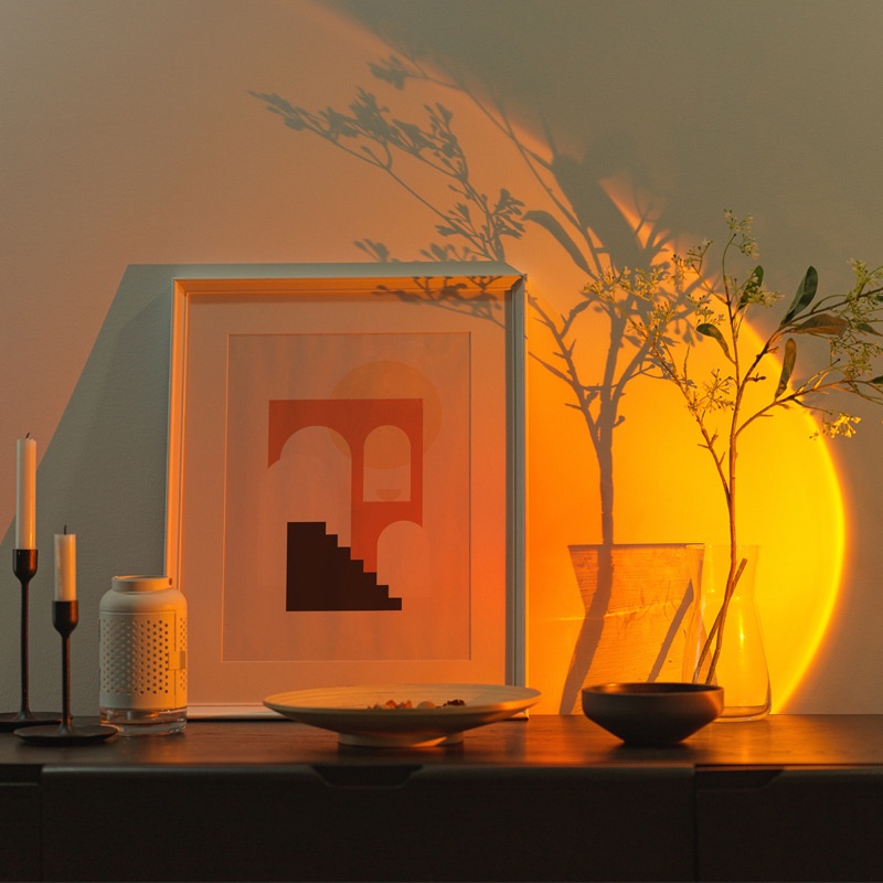 Đèn Tiktok Hoàng Hôn, Đèn Led Decor Chụp Ảnh, Quay Video Có Remote - Đèn Trang Trí Phòng Ngủ Đẹp