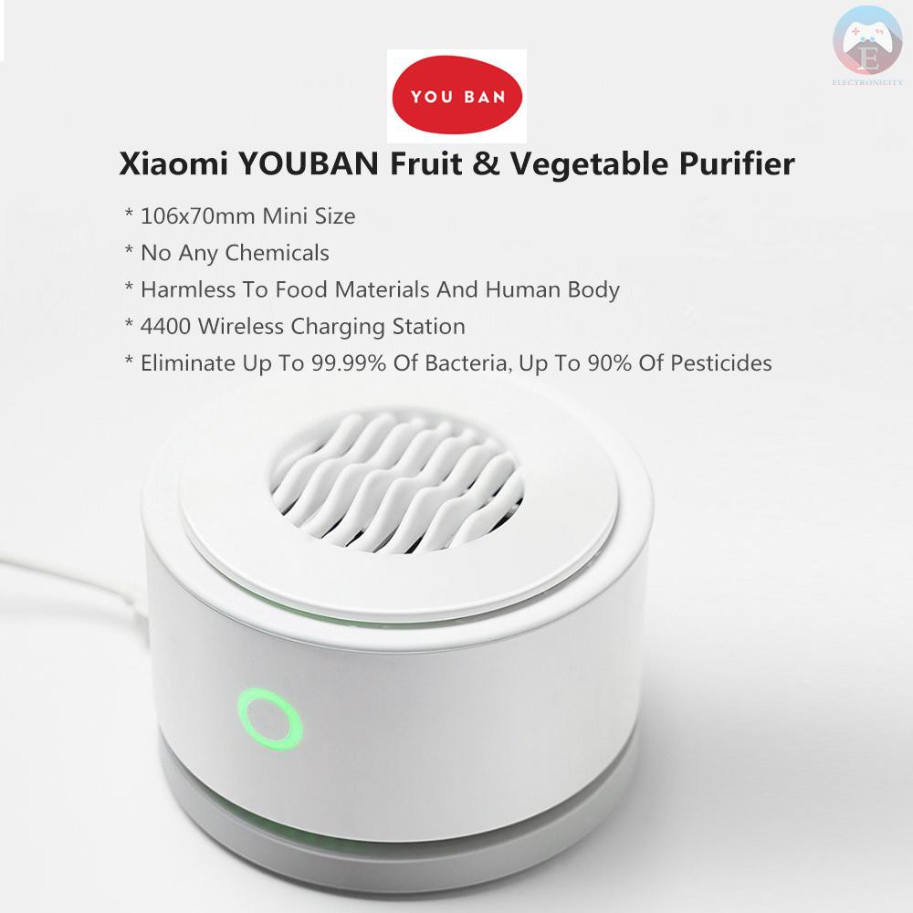 Xiaomi YOUBAN UPS-01 Portable Vegetable Filter IPX7 Waterproof Has Revealed Its Sterilization Effect Of Over 99.99%