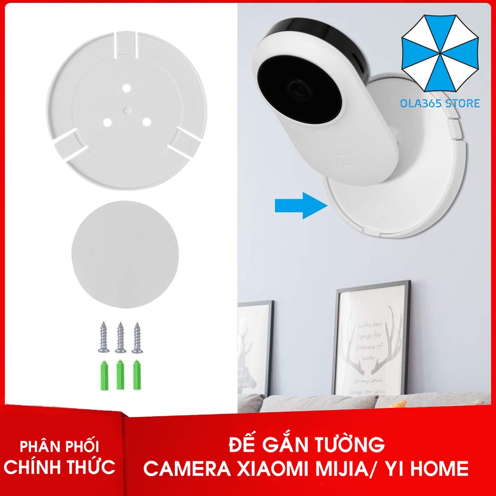 Đế gắn tường cho camera Xiaomi Mijia/ Yi Home