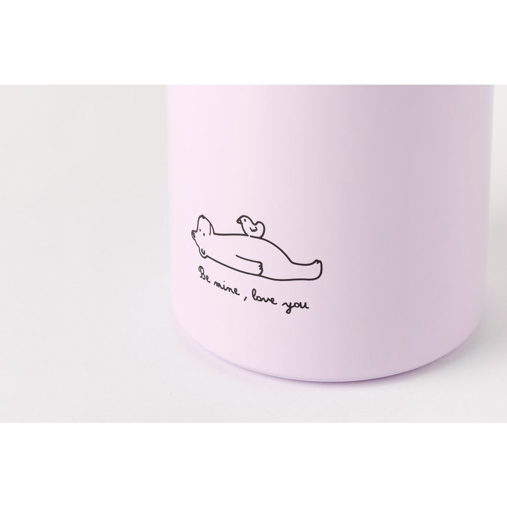 Bình Nước Tumbler Giữ Nhiệt ARTBOX Hàn Quốc Màu Tím