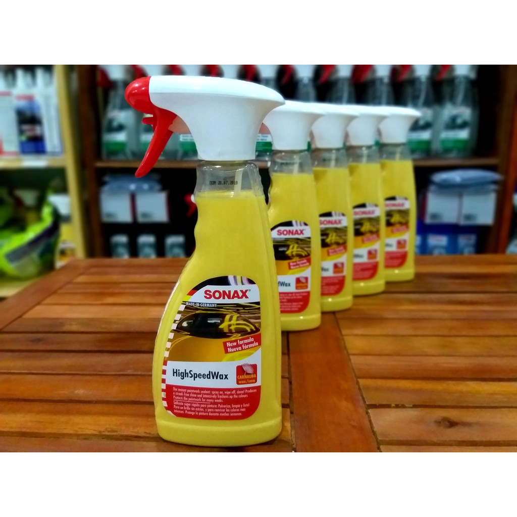 Chai Xịt Sonax HighSpeedWax 500ml