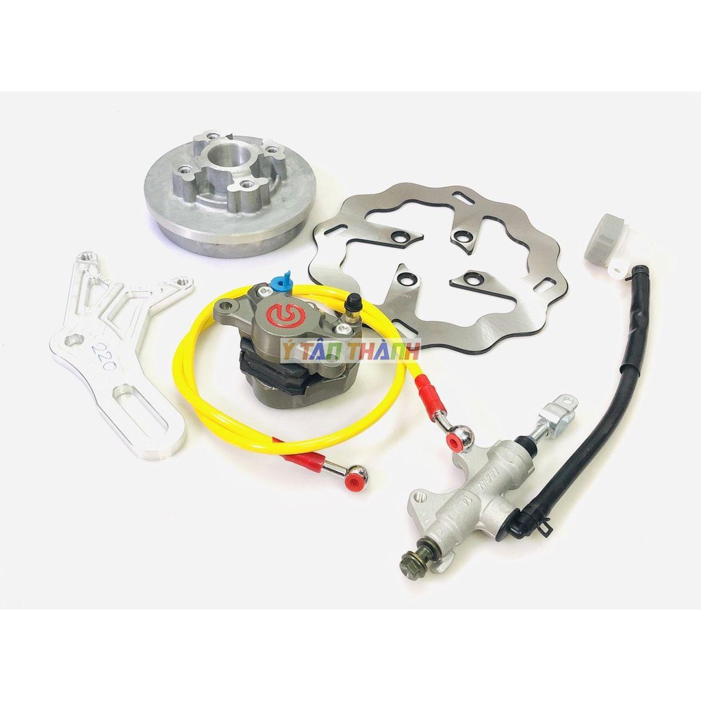 bộ đĩa sau sirius heo rembo xám đĩa 220mm V3