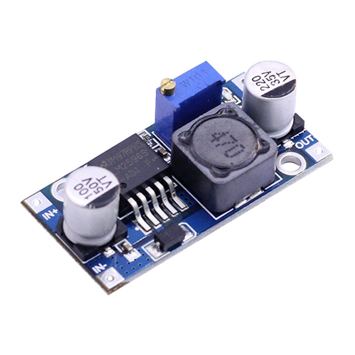 Module Hạ Áp Buck DC-DC LM2596 3A (Vào 4-35VDC Ra 1-30VDC)