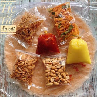 Bánh tráng bơ sate khô gà cay - combo bánh tráng phơi sương đặc biệt!