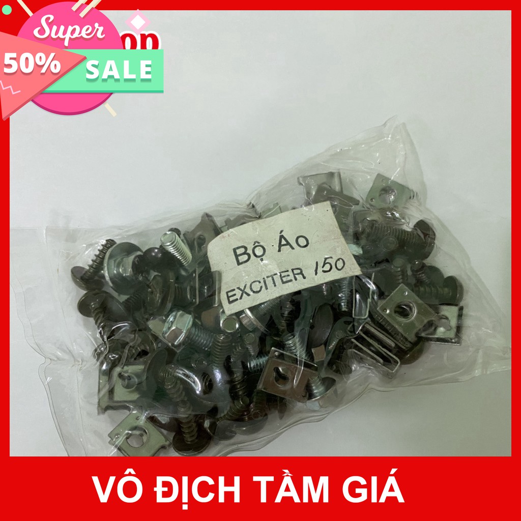 [GIÁ GỐC] Bộ Ốc Lắp Dàn Áo Xe Máy Exciter 150- Ex 150