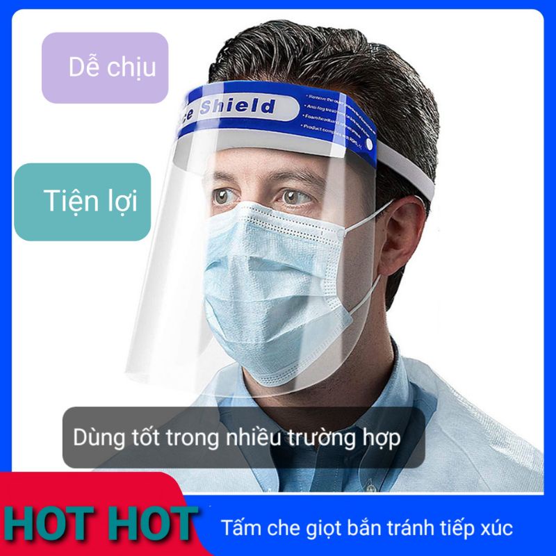 Kính chắn giọt bắn, tấm che mặt tránh tiếp xúc mùa dịch