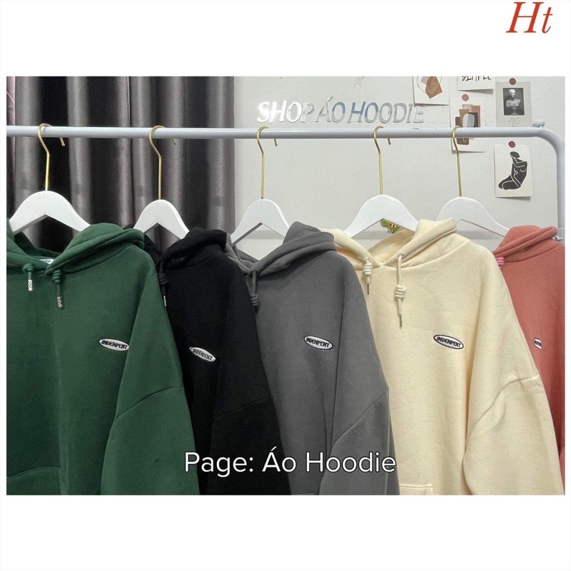 Áo hoodie cotton logo Inde H2A868
