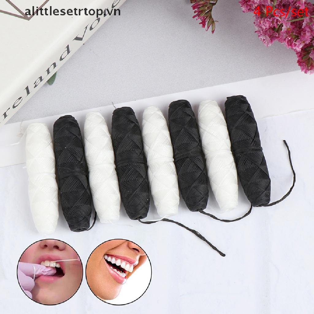 Set 4 cuộn chỉ nha khoa 120M bằng than tre có thể phân hủy
 | BigBuy360 - bigbuy360.vn