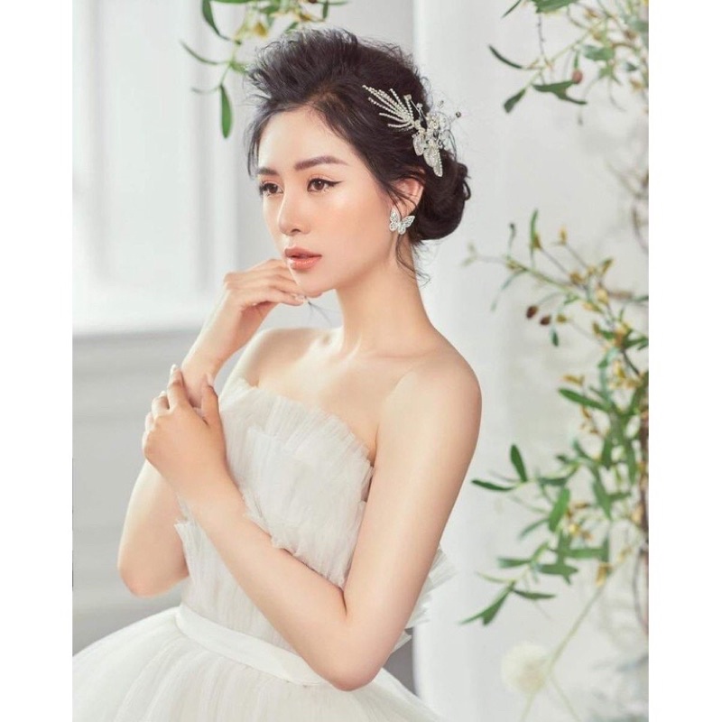 Bộ 3 cài tóc cô dâu siêu đẹp mã TV10