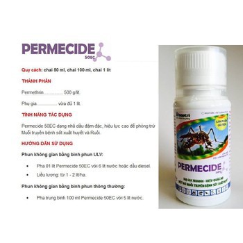 THUỐC DIỆT RUỒI MUỖI PERMECIDE 100ML