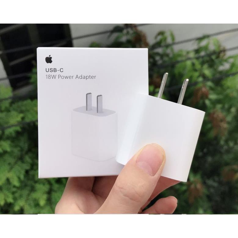 [𝑫𝒖̀𝒏𝒈 𝑻𝒉𝒖̛̉ 7 𝑵𝒈𝒂̀𝒚] BỘ SẠC NHANH IPHONE 18W USB-C DÀNH CHO IPHONE 8/8P/X/11/11Pro/11ProMax Fullbox CAO CẤP