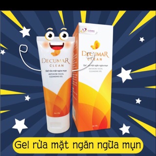 GEL rửa mặt ngăn ngừa mụn DECUMAR