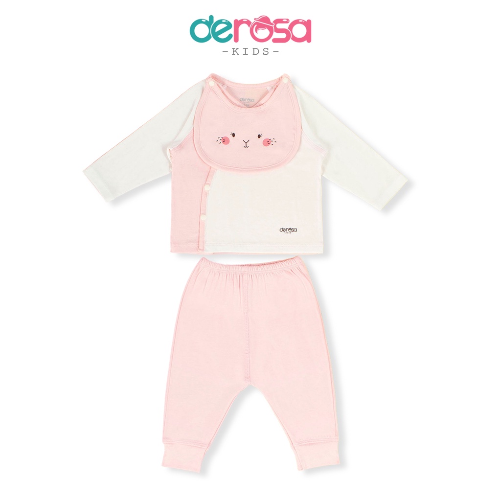 Bộ quần áo cho bé sơ sinh DEROSA KIDS đồ bộ bé trai và bé gái 0 - 6 tháng ASBB413