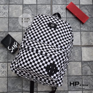 Balo đi học nam nữ unisex Van$ Old Skool Black/White Checkerboard