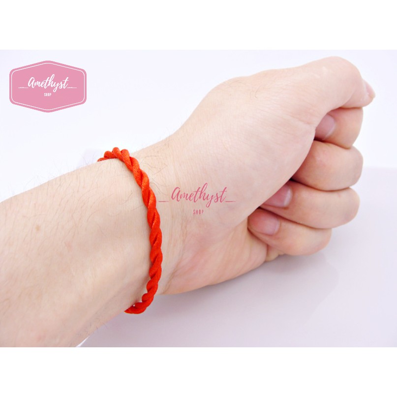 Vòng Tay Chỉ Đỏ Handmade Rút Dây May Mắn An Yên | BigBuy360 - bigbuy360.vn