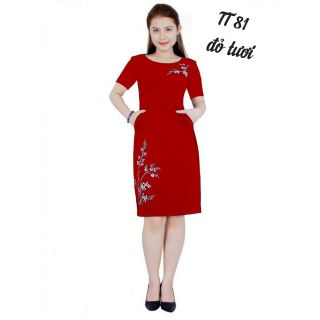 Đầm suông thêu giá xưởng #TT81