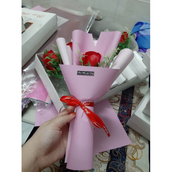 Hoa sáp 1 bông loại đơn giản