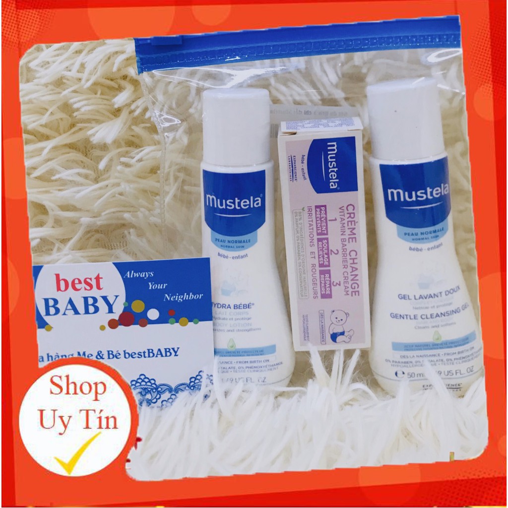 ✅Set Mustela Travel Kit cho bé