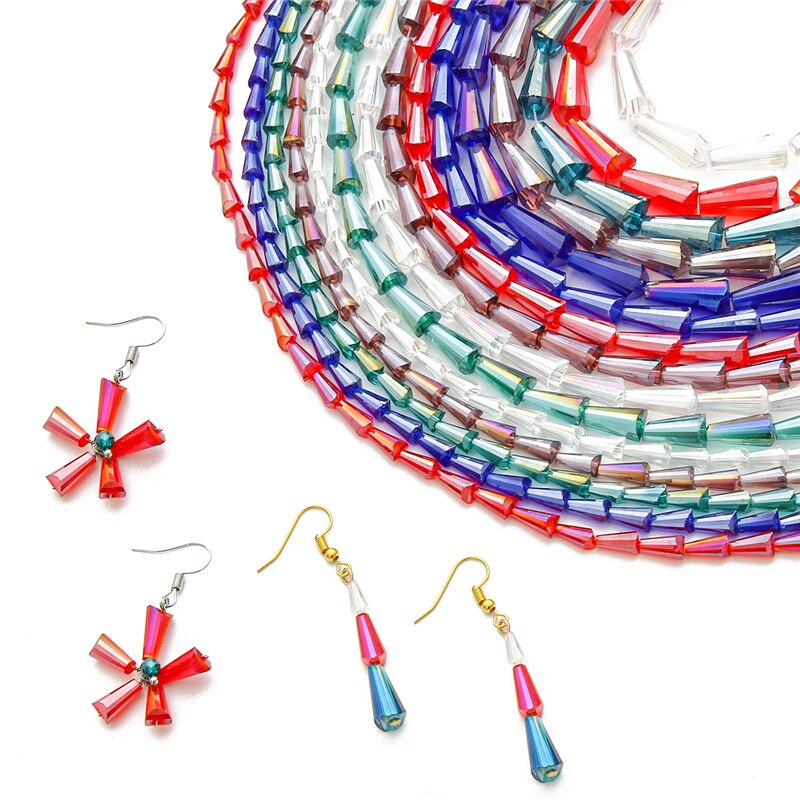 Chuỗi Hạt Pha Lê Hình Nón Dùng Để Làm Trang Sức Thủ Công