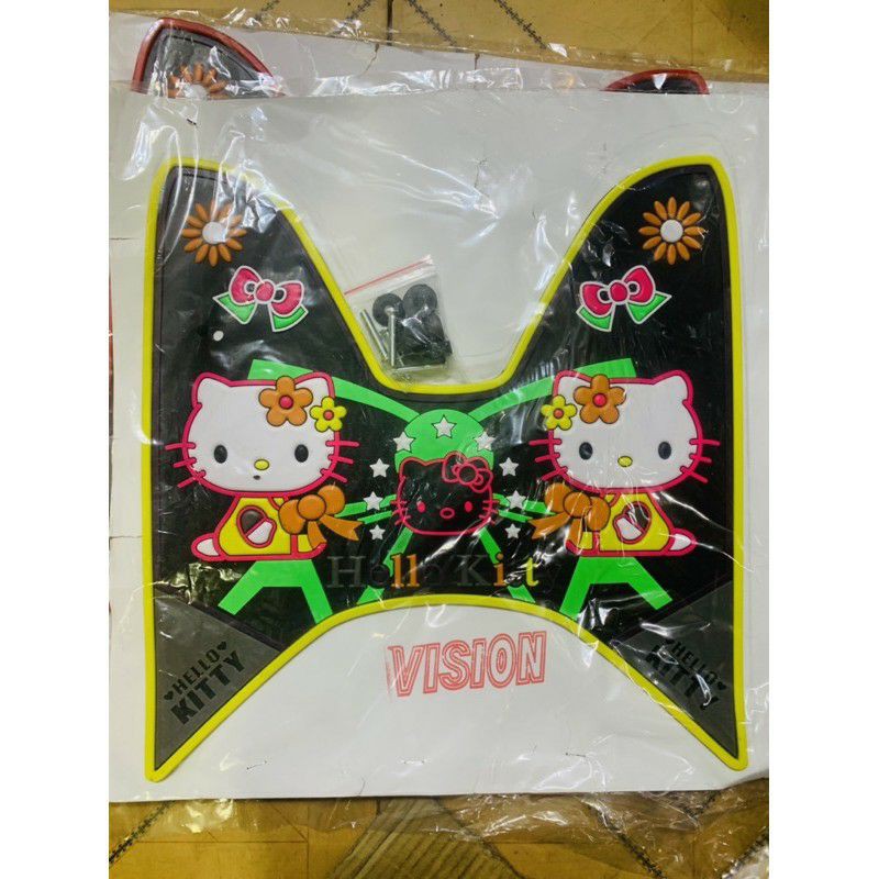 Thảm Lót Chân Hoạt Hình Hello Kitty Vision 2014 -2020 Viền Ngẫu Nhiên