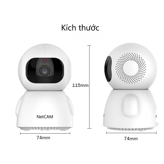 Camera IP wifi giám sát NetCAM NVA2.0 / NVA3.0 (độ phân giải 2MP / 3MP)