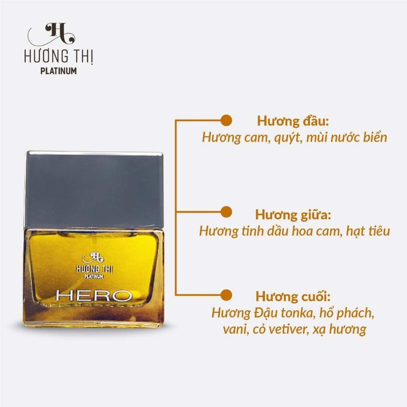 NƯỚC HOA NAM HERO 50ML